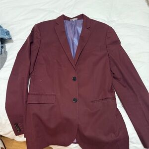 Express Deep Burgundy Men's Blazer